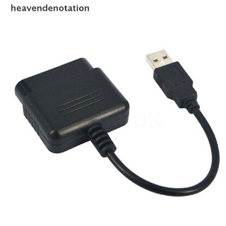 [heavendenotation] cable usb ps2 a ps3 controlador de videojuego convertidor para ps2 a ps3 pc