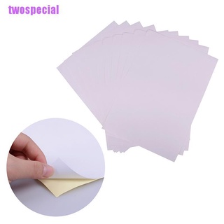 [twospecial] 10 hojas a4 mate imprimible blanco autoadhesivo papel adhesivo iink para oficina