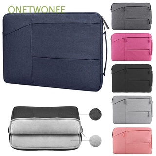ONETWONEE Fashion Laptop Bag Universal Notebook Cover Sleeve Case Polyester Dual Zipper Colorful Large Capacity Shockproof/Multicolor