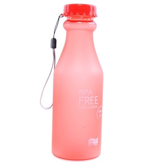 Botella de agua multicolor portátil para deportes al aire libre/botella de agua a prueba de fugas (4)