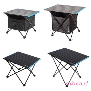 sakura al aire libre picnic mesa plegable mini portátil plegable aleación de aluminio escritorio de camping