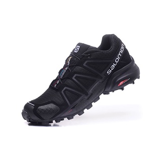 Salomon Zapatos De Senderismo De Los Hombres Speed Cross 4 Zapatillas Negro (6)