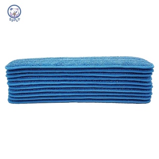 pack de 10 cabezales de repuesto de microfibra para fregona húmeda y seca, almohadillas de limpieza de piso compatibles con sistema de cuidado del suelo bona (1)