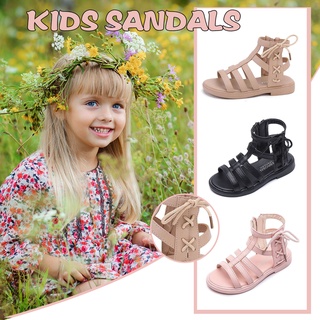 [xhsa]-niño niños bebé niñas sólido sandalias de goma antideslizante zapatos cruz sandalias