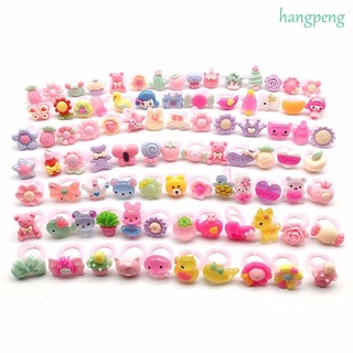 Hangpeng accesorios de resina acrílica juguetes para niños niña anillos de resina moda joyería anillos de dedo anillos congelados