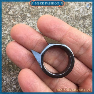 moda anillo defensivo armas rotas windows dispositivo supervivencia dedo anillo de defensa [mskk]