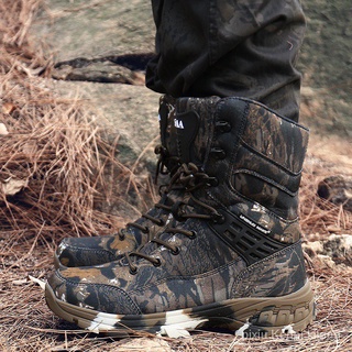 39-47 hombres zapatos de camuflaje militar botas del ejército impermeable botas tácticas XV6d (5)