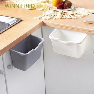 winnifred muti purpose contenedor de basura de plástico cubo de almacenamiento de basura mini colgante hogar organizar herramienta gabinete de cocina puerta papelera