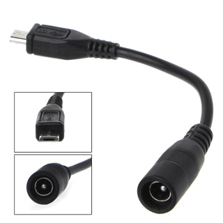 b.cl 5.5x2.1mm DC Power Plug Waterproof Jacket Female To Micro USB Male Adapter Cable (5)