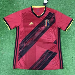 2021Jersey de Bélgica traje tailandés Copa Europea equipo nacional de fútbol uniforme personalizado al Azar7No De Blau【9Mes23Terminado entrega diaria】 (1)