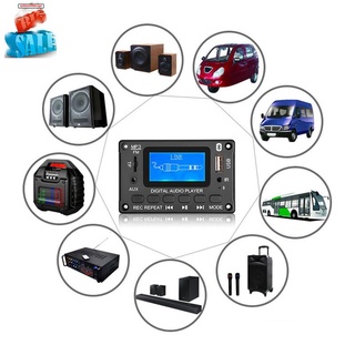 Car Bluetooth MP3 Decoder Board LCD Display MP3 Audio ule Speaker Support FM Radio AUX USB Decoding MP3 Player