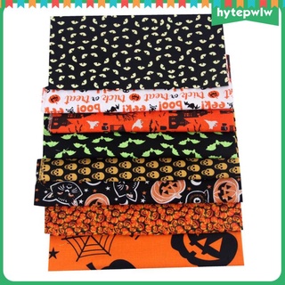 Hytepwlw 8 pzas Material De tela De 25cm 100% algodón Para manualidades De Halloween
