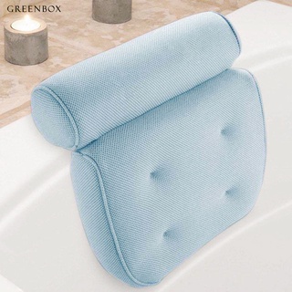 Greenbox almohadilla De baño con diseño ergonómico/transpirable/Antideslizante/con 6 Ventosas Para el hogar