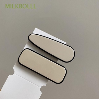 MILKBOLLL 2 Piezas Coreano Clip De Pelo Aleación Geométrica Elegante Accesorios Para El Cabello Flequillo Headwear Retro Horquilla