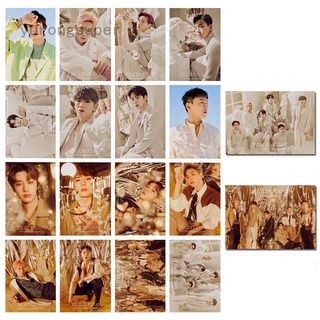 16 unids/set monsta x álbum pegajoso tarjetas de fotos nueva moda cristal decoración tarjetas pegatinas
