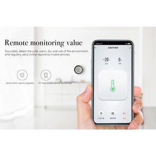 Tuya ZigBee Smart Sensor de temperatura y humedad alimentado por bateo ZigBee Smart Home Security: (3)
