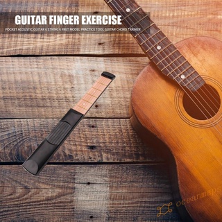 Oc Mini herramienta portátil de práctica de guitarra/herramienta de aprendizaje de acordes de guitarra/herramienta de práctica de acordes para guitarra guitarrista