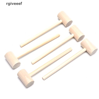 rgiveeef 5 piezas mini bola de martillo de madera juguete golpeando mazos de madera de repuesto cl