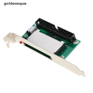 [goldensqua] 40 pines ide a tarjeta flash compacta cf convertidor adaptador pci soporte panel trasero [goldensqua]