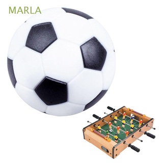 marla mini 36 mm accesorios de juego de mesa casual deportes pelotas de fútbol mesa de fútbol hombres plástico reemplazo negro y blanco durable/multicolor