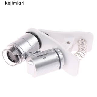 [kejimigri] 60x microscopio digital para teléfono con luz led universal lupa macro lente [kejimigri]