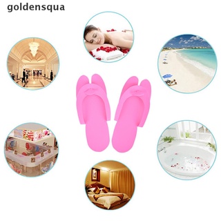 [goldensqua] 12 pares de zapatillas de espuma desechables salon spa pedicura sandalias de espuma slippper [goldensqua]