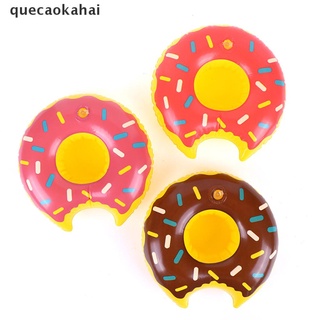quecaokahai 3 unids/lote donuts al aire libre inflable portavasos piscina fiesta decoraciones cl