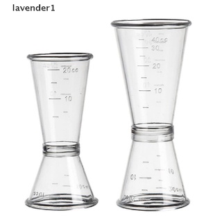 【Nder】 Plastic Jigger Single Double Cocktail Wine Short Drink Bar Party Measure Cup .