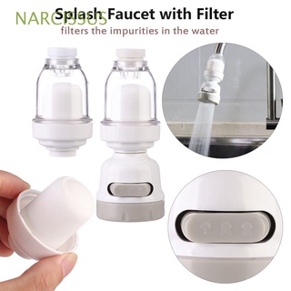 Narcissus Conector De ahorro De agua De 3 Modos rociador/aireador con Filtro/Difusor/Filtro giratorio para grifo