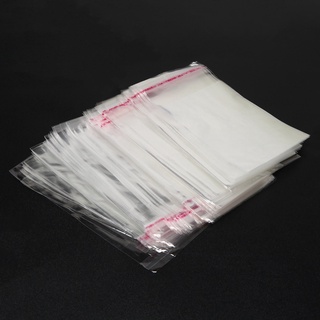 200 bolsas de plástico autoadhesivas transparentes de 7 cm x 13 cm, para objetos pequeños, joyas, artes y manualidades, embalaje de exhibición (2)
