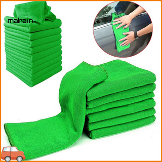 malrain 10 pzs toalla de microfibra para limpieza de microfibra/toalla de tela de absorción suave para Auto/coche/hogar