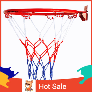 (Qiu) interior al aire libre 32 cm montado en la pared de baloncesto aro red niños niños juguete deportivo