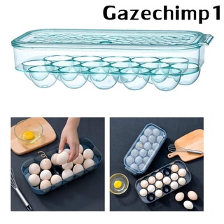 Caja De almacenamiento De huevos con tapa Transparente De Plástico Para refrigerador