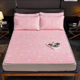 colchón de látex de verano de nueva moda, dormitorio, seda de hielo, plegable, individual, cama doble, colchón de látex (9)