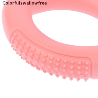 Colorfulswallowfree Silicone Hand Grip Strengthener Finger Exerciser Forearm Ring Squeezer Gripper BELLE (2)
