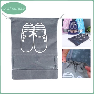 Bralmencla Bolsa Organizadora De almacenamiento De zapatos De cordón Portátil a prueba De agua no tejida