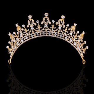 diadema/corona para el cabello con perlas/diamante para novia/boda