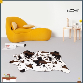 bilibili zebra - alfombra de diseño de vaca para sala de estar, dormitorio, suelo, alfombra, decoración del hogar