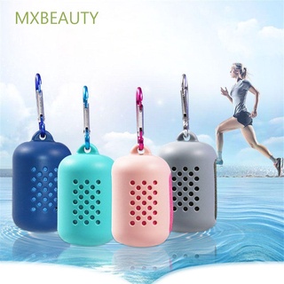 Mxbeauty Mini toalla De silicón plegable para deportes De senderismo secado rápido toalla Multicolor