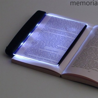 creativo led libro luz de lectura luz de noche placa plana portátil coche panel de viaje led lámpara de escritorio para el hogar interior dormitorio memorial
