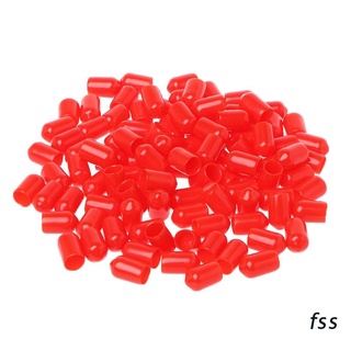 fss. 100 piezas/cubierta protectora roja de 6 mm/cubierta protectora de goma para conector sma