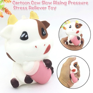 babyya adorable encanto de vaca de dibujos animados aumento lento presión alivio del estrés aficiones juguetes