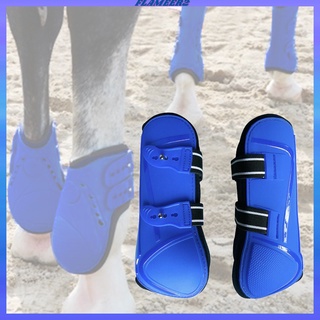 [FLAMEER2] Botas de tendón de caballo piernas salto pies guardias protección envoltura botas engranaje pierna delantera