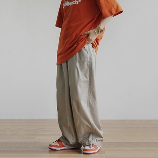Scattered Old Japanese Style Simple Loose Straight Cargo Pants Men and Women Couple Wide Leg Pants Casual Draped Pants Tide