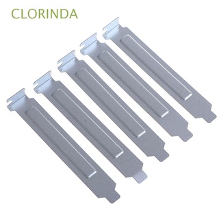 CLORINDA Silver Ventilation Covers Blanking Plate Dust Cover PCI Slot Covers 5Pcs/lot Computer Case Block Cooling Fan Ventilation Frame Chassis Bits Dust Filter/Multicolor