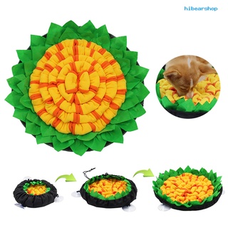 (Hibear) Snuffle Mat Interactive Stress Relief Fabric Pet Foraging Pad for Smell Training