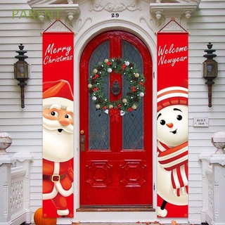 padre año nuevo navidad natal decoración colgante puerta bandera regalo al aire libre hogar navidad adornos de navidad