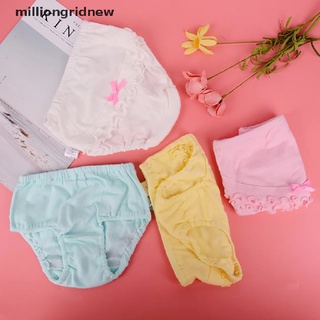 [milliongridnew] niños 100% algodón ropa interior bragas niñas bebé bebé lindo gran arco pantalones cortos