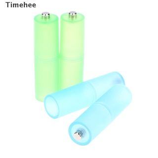[Timehee] 5Pcs AAA to AA Battery Converter Adapter Batteries Holder Durable Case Switcher .