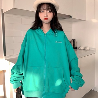Spot suéter de las mujeres nuevo estilo coreano de moda Super Popular CEC con capucha suéter suelto de las mujeres abrigo largo corto